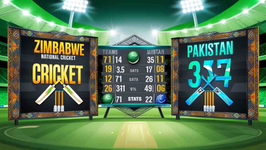 Zimbabwe national cricket team vs Pakistan national cricket team stats