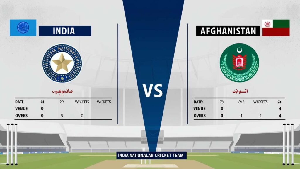 India national cricket team vs Afghanistan national cricket team match scorecard 