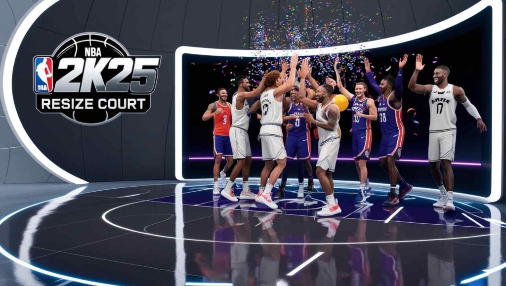 NBA 2K25 Resize Court